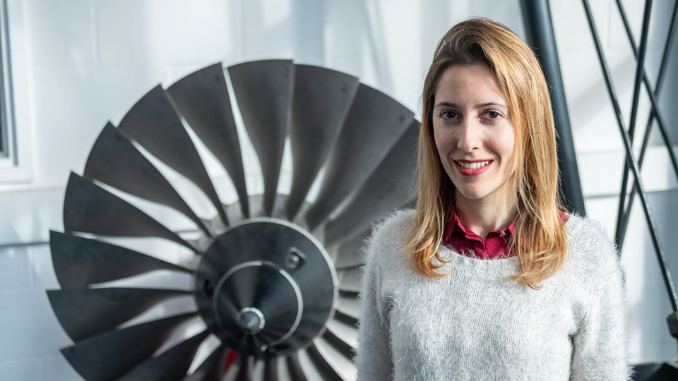 Aeronautics PhD student and WES Lboro member Dimitra Tsakmakidou